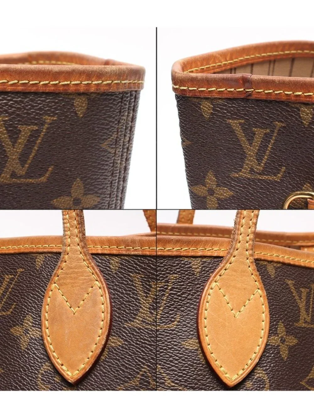 Louis Vuitton Tote Shoulder Bag Neverfull MM Monogram